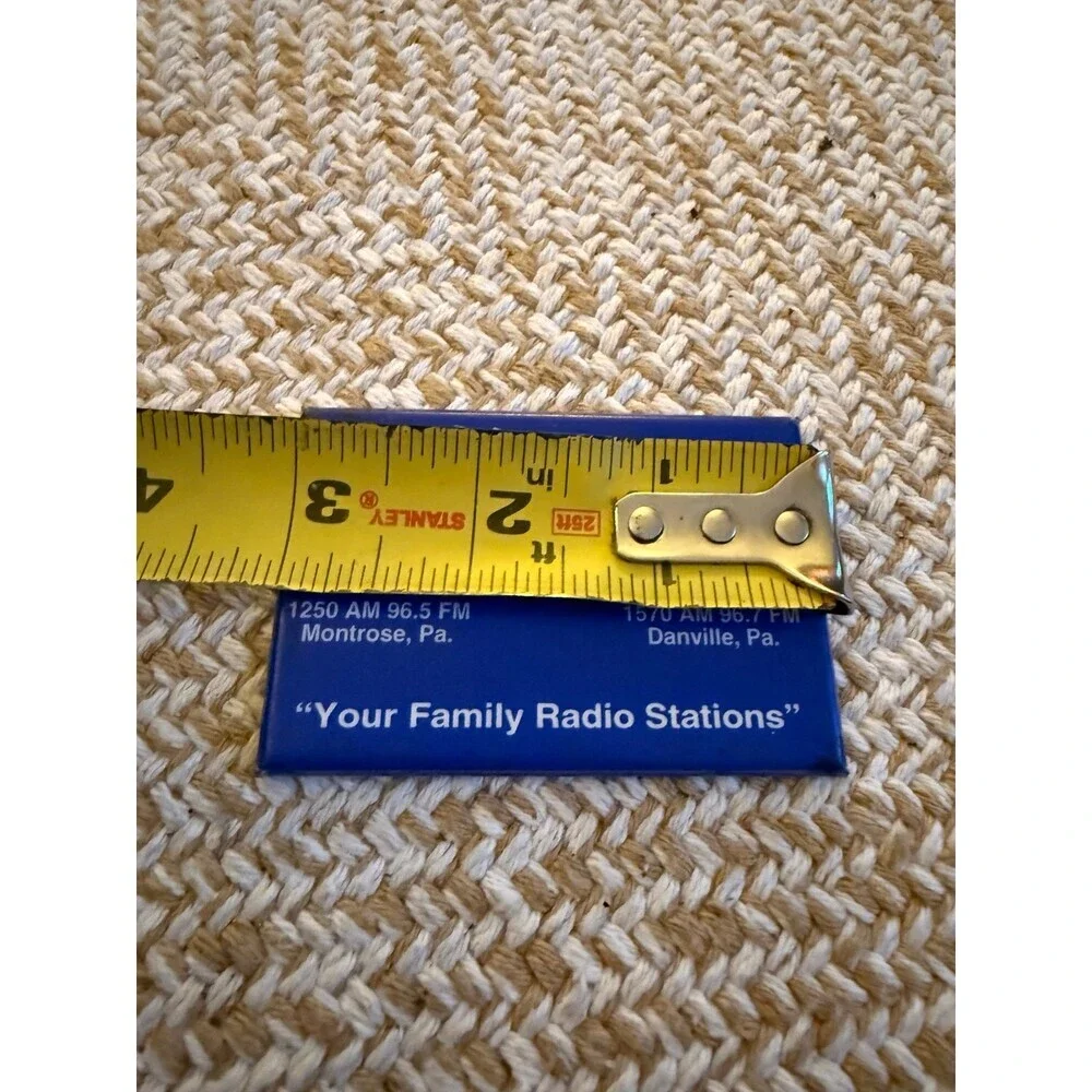 WPEL WPGM Radio Stations Vintage Promotional Mirror